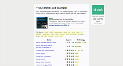 Desktop Screenshot of html5demos.com